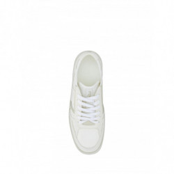 Sneakers basse in pelle di vitello bianca - EU40/US7