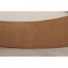 Cintura fibbia quadrata metallo dorato pelle nera - 75 CM / 30 INCHES