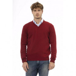 Classico maglione rosso in...