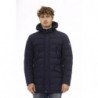 Elegante giacca con cappuccio monogramma - L