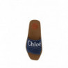 Sandali Woody con diapositive in cotone blu denim - EU37/US7