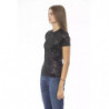 T-shirt girocollo chic con monogramma - L