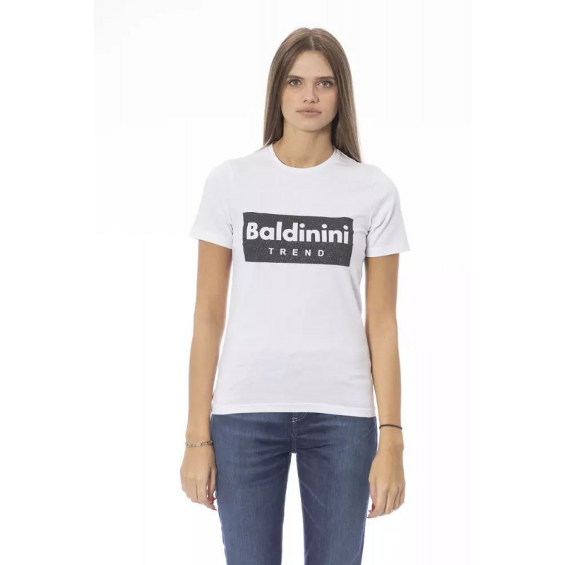 T-shirt girocollo chic a maniche corte - XL