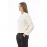 Squisito maglione girocollo in misto cashmere beige - S