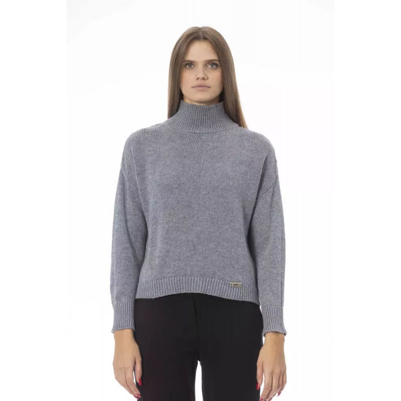 Elegante maglione invernale accogliente con collo a vulcano - L