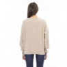 Elegante Maglione Girocollo Beige - L
