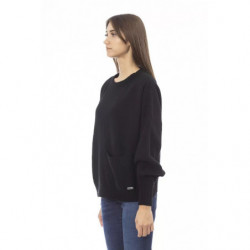 Elegante maglione girocollo in misto cashmere - XL