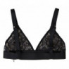 Intimo reggiseno elasticizzato nylon pizzo floreale nero - IT40-S