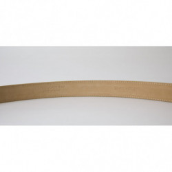 Cintura in pelle dorata con fibbia DG Crystal - 70 CM / 28 INCHES