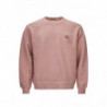 Felpa in cotone con logo ricamato - XL