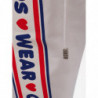 Pantaloni della tuta bianchi con logo - M