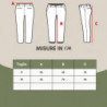 Pantaloni della tuta bianchi da jogging con logo - S