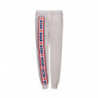 Pantaloni della tuta bianchi da jogging con logo - M