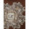 Felpa con cappuccio in cotone marrone con logo - XS