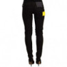 Jeans skinny in denim a vita bassa in cotone nero - W26 - IT40