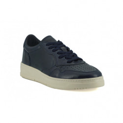 Sneakers basse in pelle blu navy - EU40/US7