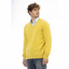 Maglione classico in lana con scollo a V Sergio Tacchini - L
