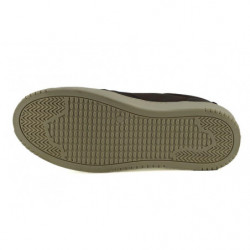 Sneakers basse in pelle marrone - EU43/US10
