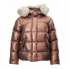 Giacca trapuntata 'Mils' in metallo color bronzo - S - 40