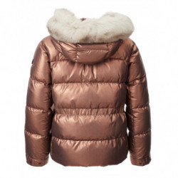 Giacca trapuntata 'Mils' in metallo color bronzo - IT38 - XS