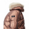 Giacca trapuntata 'Mils' in metallo color bronzo - IT38 - XS