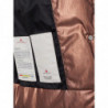 Giacca trapuntata 'Mils' in metallo color bronzo - IT38 - XS