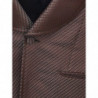 Giacca da smoking in seta marrone bronzo - IT48 - L