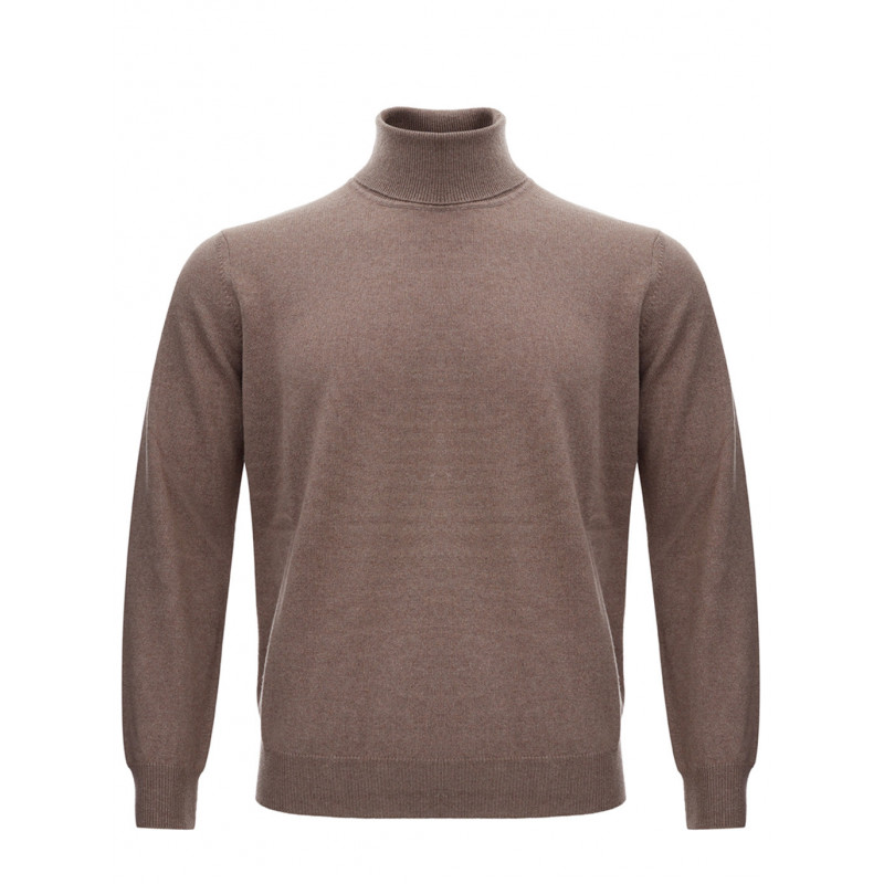 Maglione Dolcevita In Misto Lana Grigio Tortora - IT50 - L
