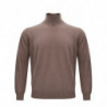 Maglione Dolcevita In Misto Lana Grigio Tortora - IT50 - L