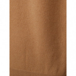 Maglione dolcevita in misto lana beige cammello - IT50 - L