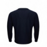 Maglione girocollo in misto lana blu - IT52 - XL
