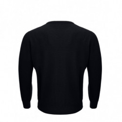 Maglione girocollo in misto lana nera - IT52 - XL