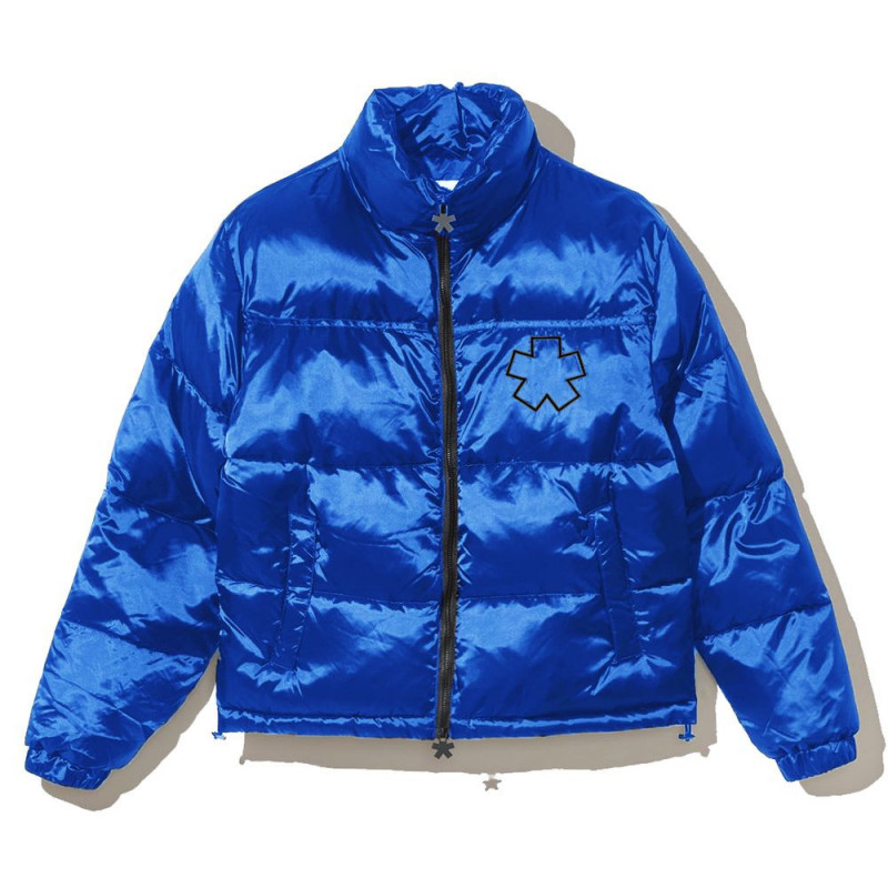 Giacche e cappotto in nylon blu - S