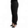 Jeans denim da donna vita media skinny elasticizzati cotone nero - W29