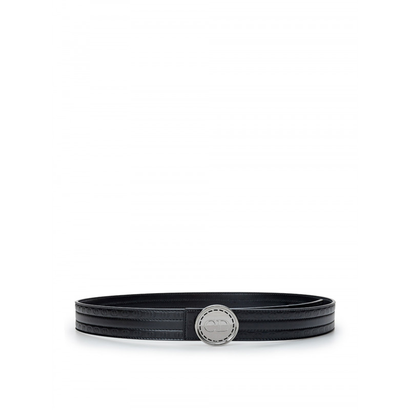 Cintura per CD Hoon in pelle nera - 95 CM / 38 INCHES