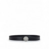 Cintura per CD Hoon in pelle nera - 95 CM / 38 INCHES