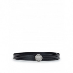 Cintura per CD Hoon in pelle nera - 95 CM / 38 INCHES