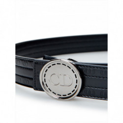 Cintura per CD Hoon in pelle nera - 95 CM / 38 INCHES