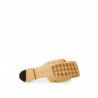Mules in Rafia Beige con Intreccio - EU37/US7