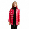 Giacche e cappotto in nylon fucsia - S