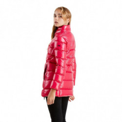 Giacche e cappotto in nylon fucsia - M