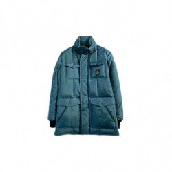 Giacca in nylon azzurro - L