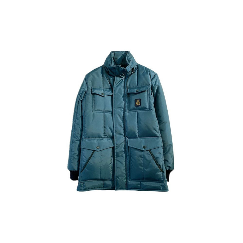 Giacca in nylon azzurro - L