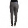 Jeans pantaloni skinny in denim grigio a vita bassa - W26