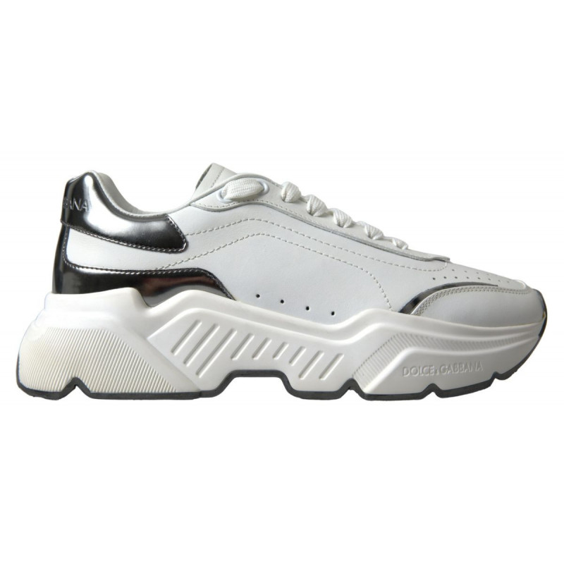 Daymaster da donna in pelle bianca argento - EU38.5/US8