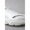 Daymaster da donna in pelle bianca argento - EU38.5/US8