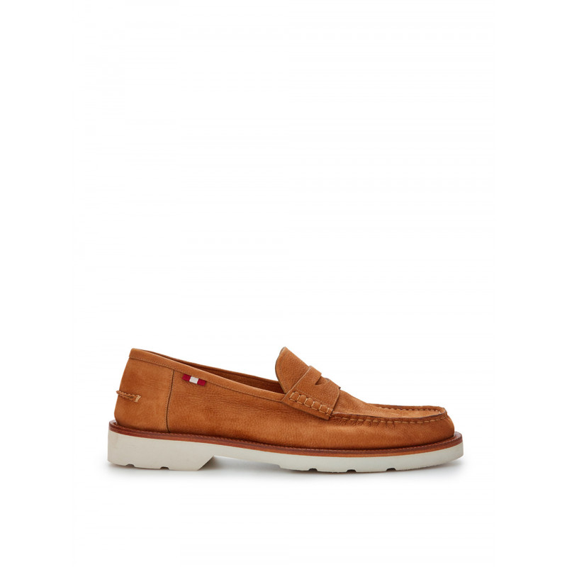 Mocassino Noah U/34 in pelle martellata Beige - EU44/US11