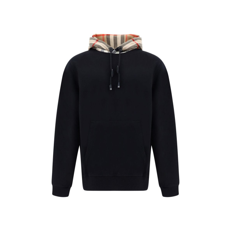 Felpa con cappuccio Samuel in cotone nero - IT50 - L
