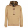 Felpa con cappuccio Samuel in cotone marrone cammello - IT50 - L