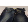 Jeans pantaloni da donna denim skinny vita bassa cotone lavato blu